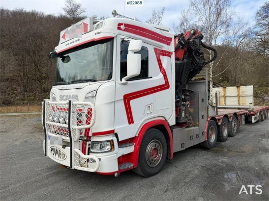 Scania R500 8x4 combination vehicle with a 71 t/m Fassi c R500 8x4 combination vehicle with a 71 t/m Fassi c 2020 2 Crane ...