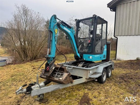 Airman AX19-6A mini excavator with 2 buckets and 2014 mac AX19-6A mini excavator with 2 buckets and 2014 mac 2018 2