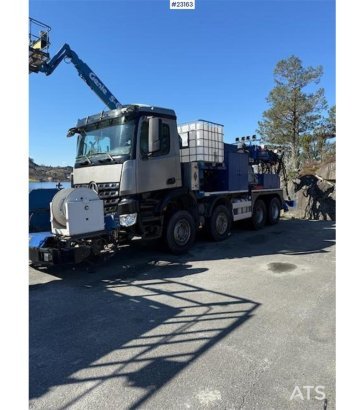 Mercedes-Benz Arocs with a Meyco Roadrunner concrete spray unit Arocs with a Meyco Roadrunner concrete spray unit 2015 2