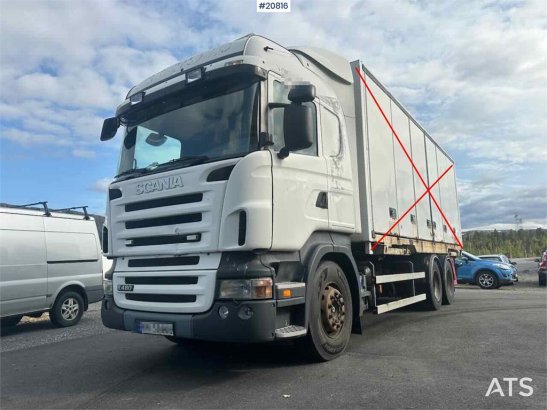 Scania R480 3 axle container truck with/ lift. R480 3 axle container truck with/ lift. 2008 2