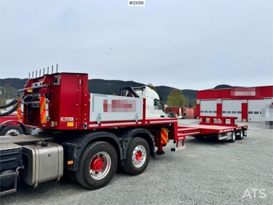 HRD crane semi-trailer with extension HRD crane semi-trailer with extension 2023 2