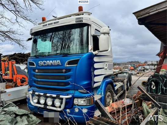 Scania R580 6x2 hook lift truck with JOAB body Repair obj R580 6x2 hook lift truck with JOAB body Repair obj 2015 2