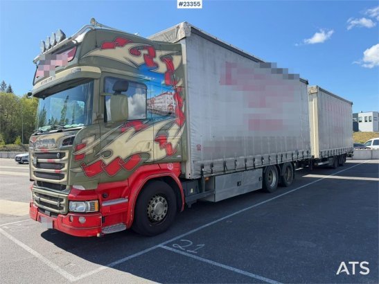 Scania R520 6x2 box truck with a 2-axle Schmitz Cargobull R520 6x2 box truck with a 2-axle Schmitz Cargobull 2017 2