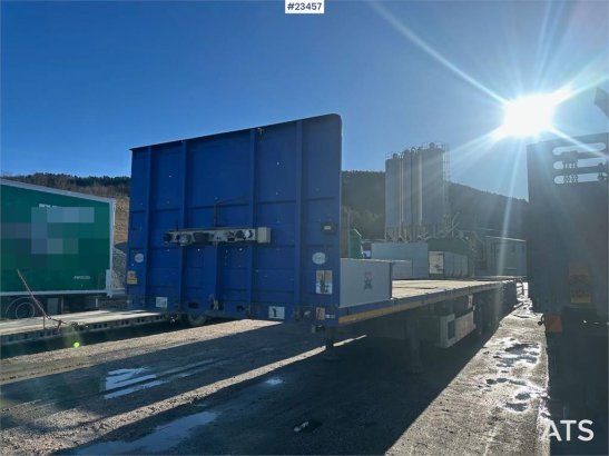 Faymonville telemax flatbed semi trailer w/ 27 meter extension Faymonville telemax flatbed semi trailer w/ 27 meter extens...