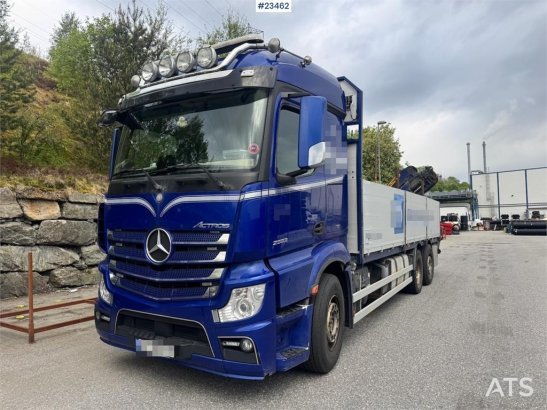 Mercedes-Benz Actros 2553 6x2 crane truck with 19 tm Palfinger c Actros 2553 6x2 crane truck with 19 tm Palfinger c 2018 2...