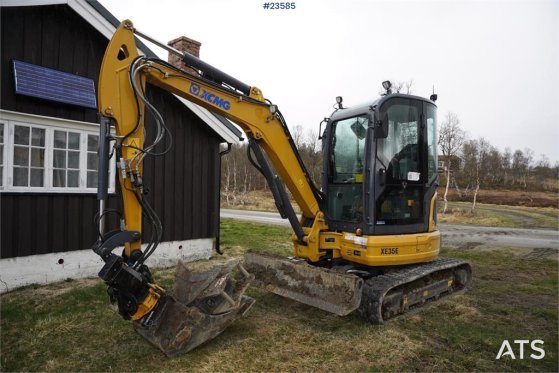 XCMG XC35E Mini Excavator with Tilt and Two Buckets XC35E Mini Excavator with Tilt and Two Buckets 2023 2