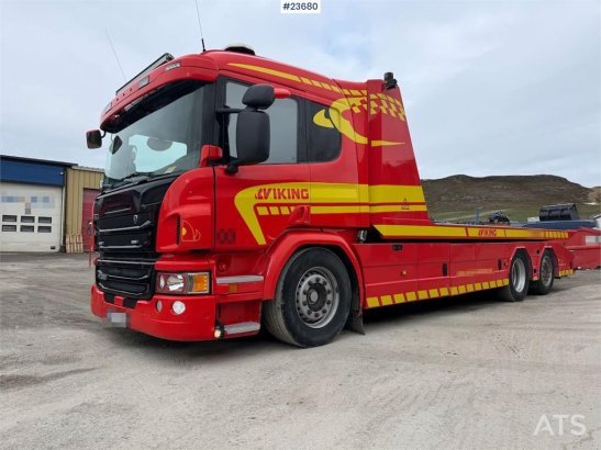 Scania P320 6x2 tow truck w/ Falkum body, double deck, gl 3213 2017 2