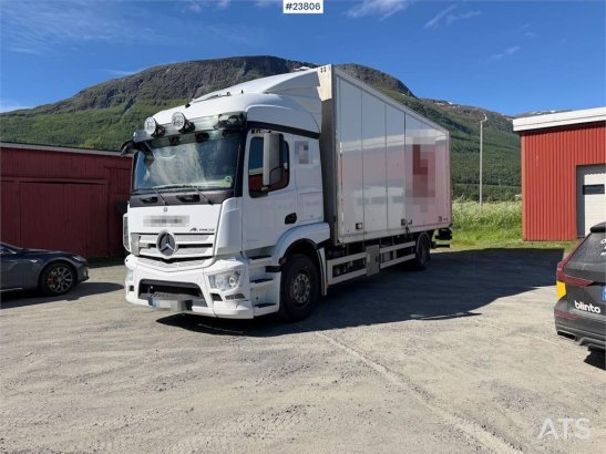 Mercedes-Benz Actros 1835L 4x2 box truck w/ ADR rigged, new clut Actros 1835L 4x2 box truck w/ ADR rigged, new clut 2014 2