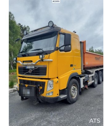 Volvo Fh540 8x4 plow rigged hook truck w/ 22T hook, two 3294 2012 2