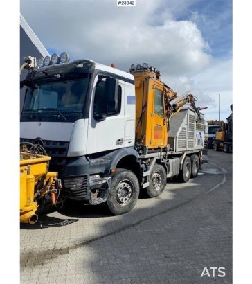 Mercedes-Benz Arocs 8x4 with a AMV 7450H concrete spraying super Arocs 8x4 with a AMV 7450H concrete spraying super 2017 2