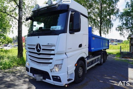 Mercedes-Benz Actros 2558 6x2 Hooklift Truck – Driving School Ve Actros 2558 6x2 Hooklift Truck – Driving School Ve 2016 2