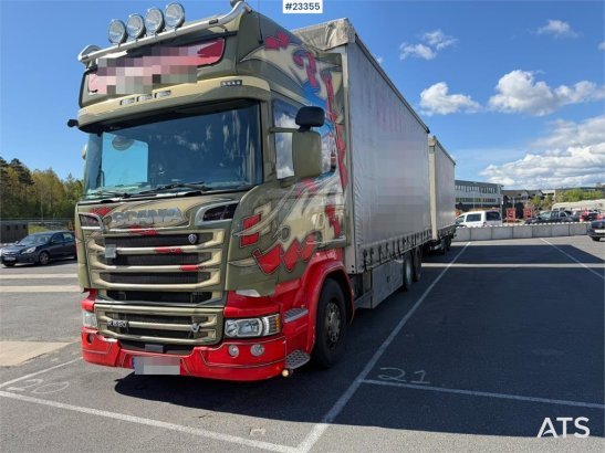 Scania R520 6x2 box truck with a 2-axle Schmitz Cargobull R520 6x2 box truck with a 2-axle Schmitz Cargobull 2017 2