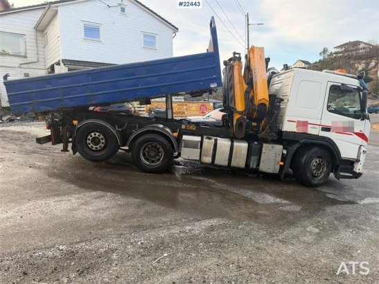 Volvo FM crane truck with a tipper and a 26.5 t/m Effer FM crane truck with a tipper and a 26.5 t/m Effer 2011 2 Crane trucks