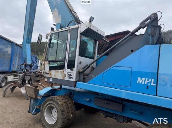 Fuchs MHL 350 wheeled excavator with elevating cab and g Fuchs MHL 350 wheeled excavator with elevating cab and g 2011 2 W...