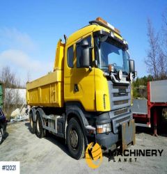 Scania R500 6x2 plowrigged tipping truck. Full steel 2005 12021