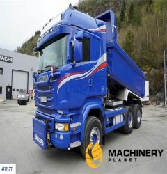 Scania R580 6x4 tipper truck plow rigged WATCH VIDEO 2016 12127
